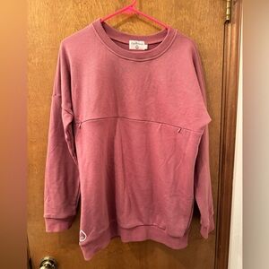 ZippyMama nursing sweatshirt